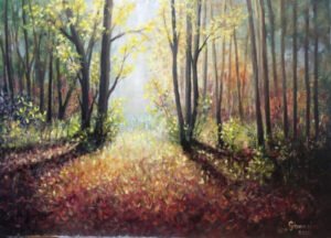 Fényözön - Flood of light 50 x 70 cm