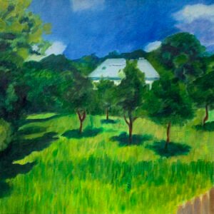 Ferenczy Károly Bertalan kert - Ferenczy Károly Bertalan Garden 30 x 30 cm