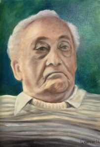 Feri bácsi portré - Portrait of Uncle Feri 30 x 40 cm