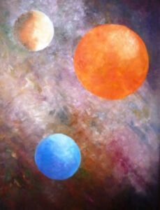 Kozmosz - Cosmos 60 x 40 cm