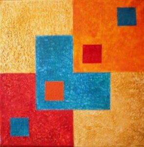 Négyzetek 1 - Squares 1 40 x 40 cm