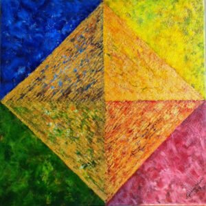 Négyzetek 2. - Squares 2. 40 x 40 cm