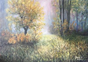 Szeptember végén - At the end of September 50 x 70 cm