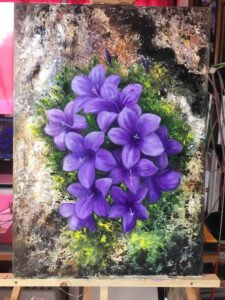 Sziklavirág - Rock flower 70 x 50 cm