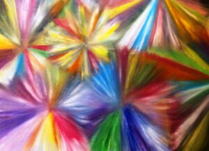 Színrózsák - Colorful roses 50 x 70 cm