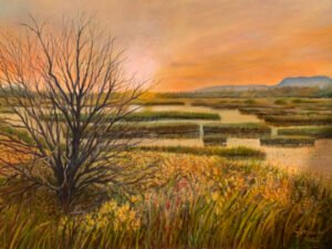 Távolban a Badacsony - Badacsony in the distance 50 x 70cm