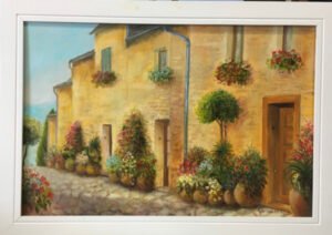 Toszkán utca - Tuscan street 40 x 60 cm