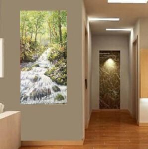 Vízesés - Waterfall 80 x 40 cm